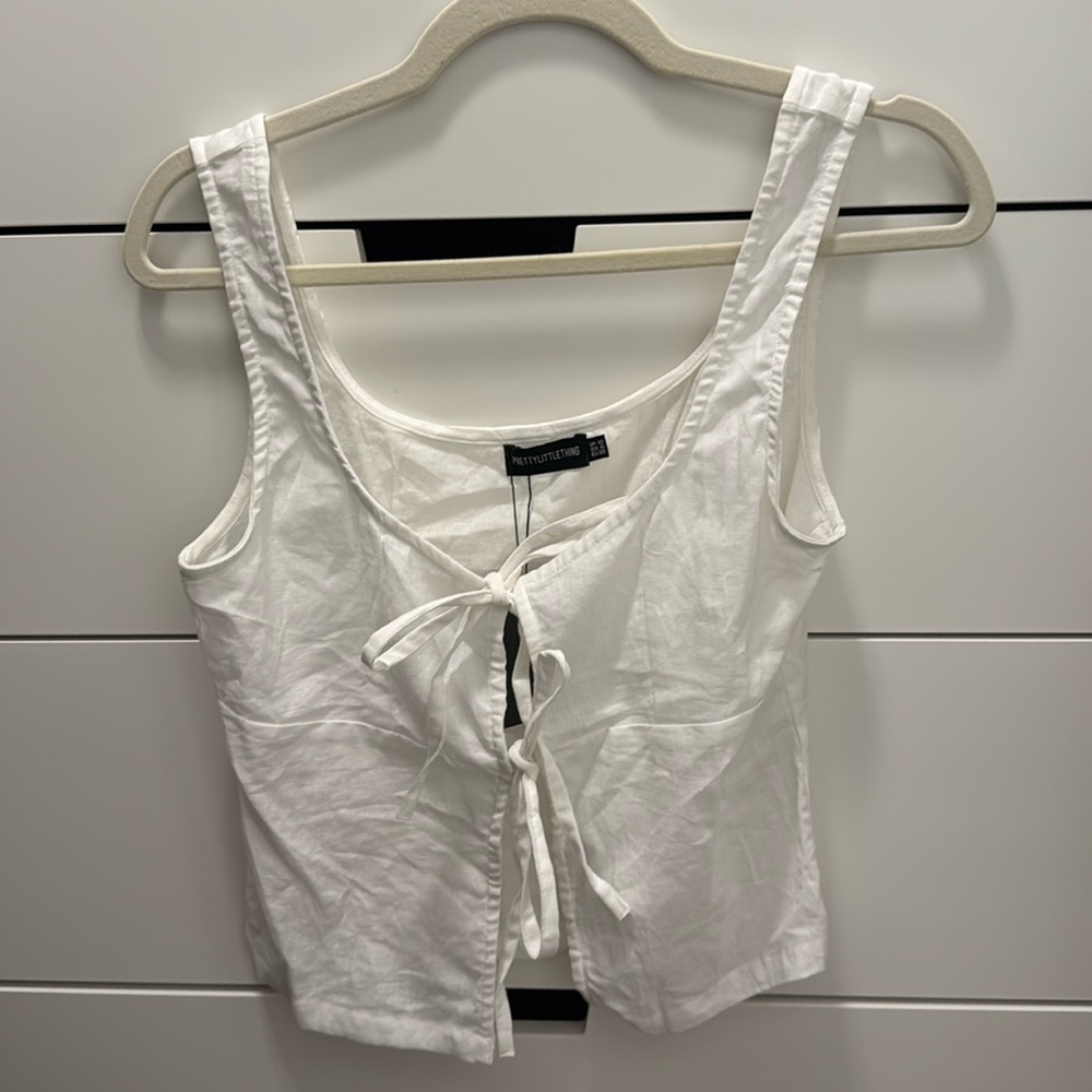 Plt tie tank top